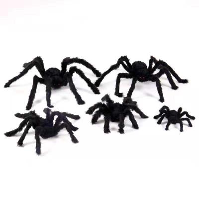 China Fabric Factory LED Lighting Decoration Halloween Giant Inflatable Spider for sale