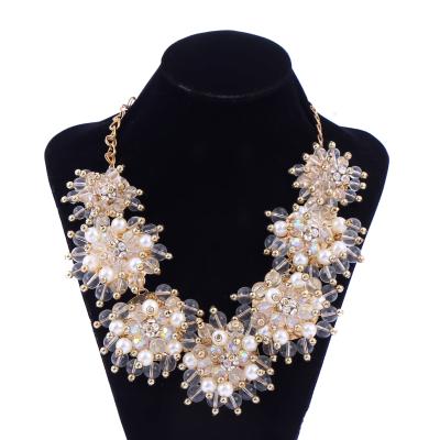 China Wholesale Custom Casual/Sporty Necklace Women Fashion Jewelry Pearl Luxury Gold Plated Necklace for sale