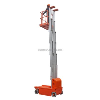 China Hotels 200kg Aerial Work Full Electric Platform Self Propelled Vertical Lift for sale