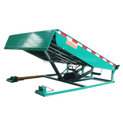 China Machinery Repair Shops 6.0 Ton Mechanical Edge Forklift Dock Leveler Container Manual Hydraulic for sale