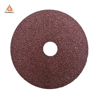 China Durable Industrial Abrasive Resin Fiber Aluminum Oxide Sanding Wheels Center Hole, P36 Abrasive Dust for sale