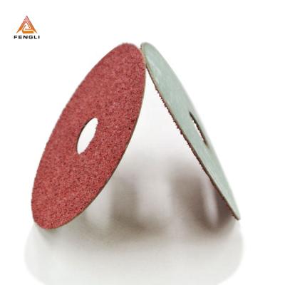 China Durable Abrasives Aluminum Oxide Emecy Coated Sanding Disc For Limestone Fiber Disc for sale