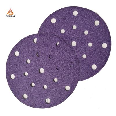 China Durable Resin Bonded Zirconia-Alumina Abrasive Film Sanding Disc for sale