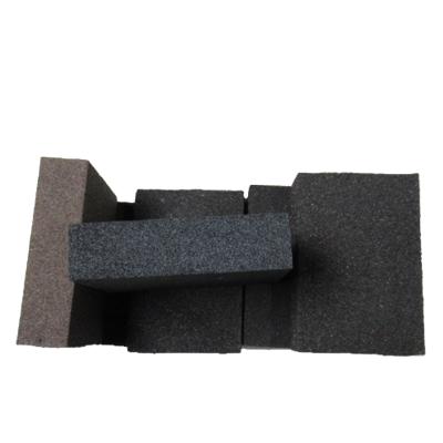 China High Performance Brown Four-sided Abrasive Polishing Pads Sponge Sanding Block 1 Buyer for sale