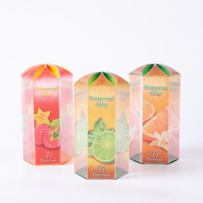 China Free Sample Recyclable Transparent Plastic PET Cosmetic Gift Box Printed PVC Packaging Boxes for sale