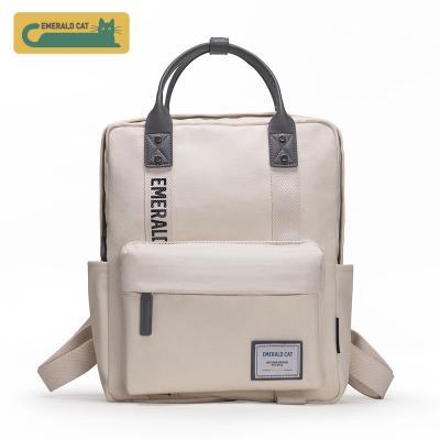 China Anti-theft School Bag New Design For Teenager Girls Canvas Backpack For Women Travel Shoulder Bag for sale