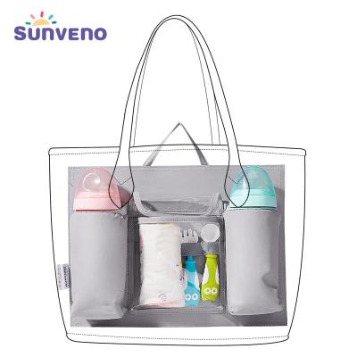 China PACKING BAG Sunveno Diaper Bag Insert Baby Bag Inner Nappy Bag Organizer Container For Mommy With 5 Pockets Baby Gear for sale