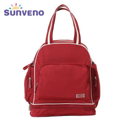 China Sunveno Fashion Baby Bag Brand Stroller Bag Diaper Bag Travel Large Capacity Maternity Backpack Backpack For Mom Bolsa Maternidade for sale