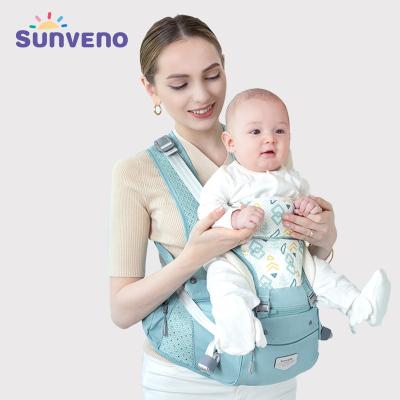 China Polyester SUNVENO Baby Carrier Kangaroo Baby Carrier Hipseat Tool for Home, Outdoor, Travel, 5-36 Months Babies, Breathable in Summer for sale