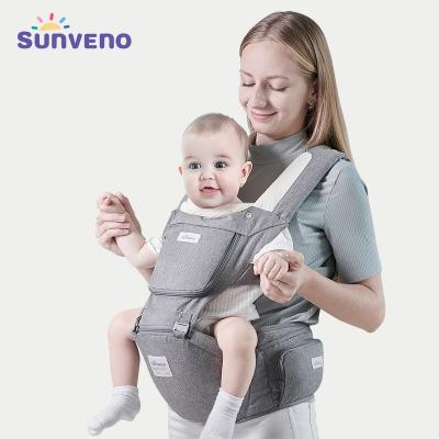 China Sunveno Baby Carrier Hip Seat Carrier Kangaroo Sling Front Facing Backpack Carrier Eco-Friendly Infant Travel Activity Gear for sale