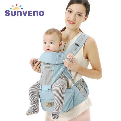 China Breathable Ergonomic SUNVENO Baby Hipseat Kangaroo Carrier Eco-Friendly Carrier Backpack For Newborn Infant Toddler for sale