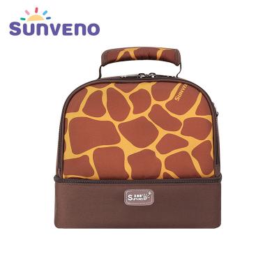 China SUNVENO Food Insulation Bag For Food Storage Milk Bottle Lunch Box Thermal Heater Bag Thermal Backpack for sale