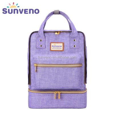 China SUNVENO New Waterproof Thermal Insulation Bag Baby Bottle Cooler Bags Backpack Bowl for Baby Care Mother and Kids for sale