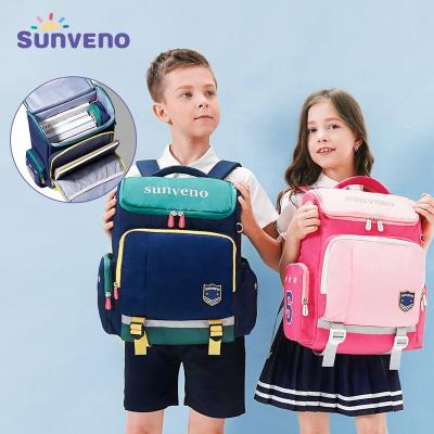 China Sunveno Waterproof Kids Backpack Waterproof Kids School Bag Teenager School Backpack With Reflective Branding For Boys And Girls for sale