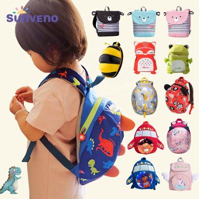 China Sunveno Waterproof 2020 Kids Backpack Lovely Kindergarten 3D Plush Schoolbag Toddler Girls Boys Girls Boys Backpack Kids Backpack for sale