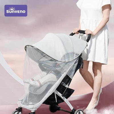 China Convenient Sunveno Stroller Canopy Sunshade Trolley Sun Shade Canopy and Mosquito Net Baby Stroller Cover for Prams Stroller Accessories for sale