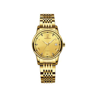 China Minimalist-Watch Ladies Automatic Girls Date Couples Female Watch Set Gold Waterproof Automatic Mechanical Wrist Women's Luxury Watches for sale