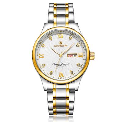 China Automatic Date Crystal Diamond Watch Luxury Men Wrist Reflecting Custom Automatic Wristwatch Water Proof Automatic Display Couples Watch for sale