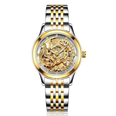 China Water Resistant Women's Watches Brand Fashion Luxury Ladies Watch Stainless Steel Automatic Ladies Bling Mechanical Watches For Women for sale