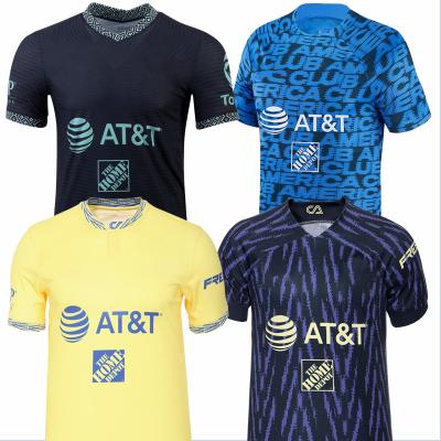 China Shirts & Top 2022 2023 Mexico Club America Soccer Jerseys Home Away Thailand Best Jersey 22 23 Camisetas Club Football Shirts for sale