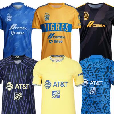 China Shirts & Tops Wholesale New Arrived 2022 Club America Soccer Jerseys 22/23 NAUL TIGRES MEXICO CLUBS Mens Football Shirts for sale