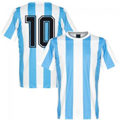 China Shirts & Tops Wholesale 1986 Argentina Retro Diego Maradona Soccer Jerseys Mens Custom Football Soccer Away Shirts Print Home for sale