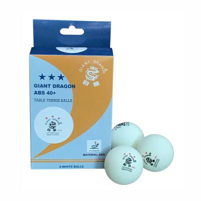 China Wholesale Premium Three Star ABS Ping Pong Balls Training Competition Table Tennis for sale