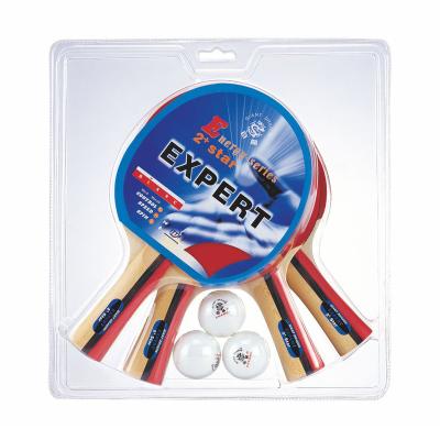 China Wholesale Professional Ping Pong Racket Plywood & Rubber & ABS Plastic Training Table Tennis Racket High Quality for sale