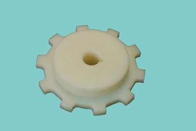 China 1701 PA6 materials flexible conveyor chain sprockets machined sprocket white color for sale