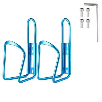 China Wholesale Modern Creative Outdoor Aluminum Lightweight Bicycle Cage 2 Pack Bicycle Water Bottle Accessory Holder for sale