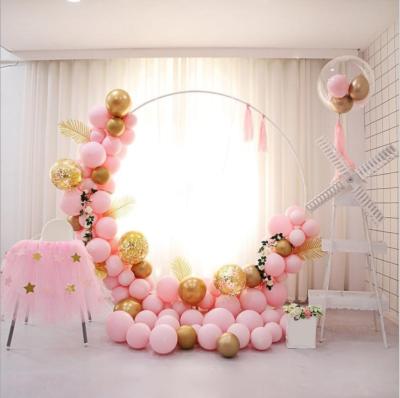 China 2021 Hot Selling Tissue Paper 159pcs Glossy Latex Balloon Wedding Party Decoration Set Happy Birthday Party Decoration for sale