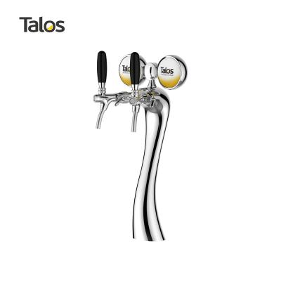 China TALOS Elegance Tap Tower Chrome Tower Two Way Draft Beer Dispensing Tower 1037201-20 for sale