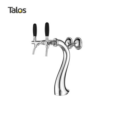 China Swan Two Way Beverage Chrome Tower Dispenser Beverage Device Talos Bar Tower Faucet Dispensing Tower 1034223-20 for sale