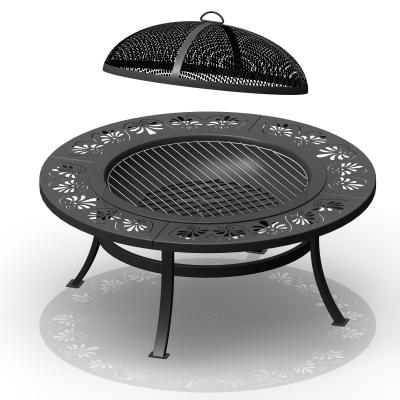 China Outdoor Heater GRILL New Outdoor Backyard/Garden Patio Wood Burning Bowl BBQ Wood Fire Metal Steel Fire Pit for sale