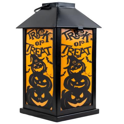 China ECO-frendly New Style Lantern Decorative Candle Holder Hurricane Lanterns for Halloween for sale