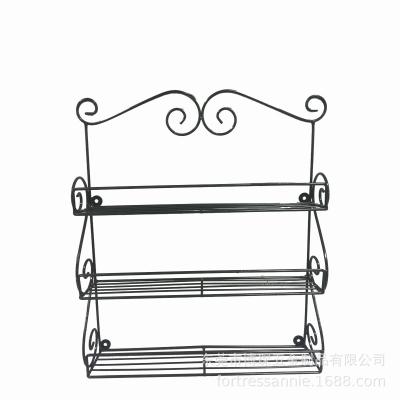 China Viable Plant Pot Shelf Kitchen Storage Rack Metal Storage Rack Mount Shelf Bracket Holder for sale