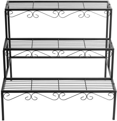 China Sustainable Storage Rack - 3 Tier Metal Plant Display Rack for sale