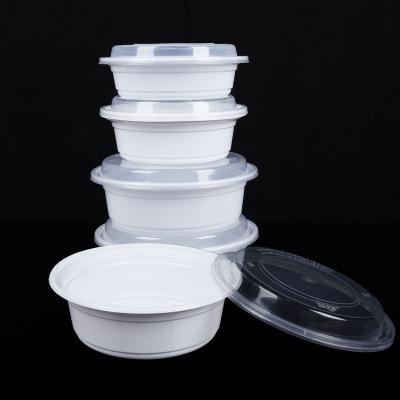 China Microwavable round handle bowl a sealed disposable container that can be heated in the microwave for sale