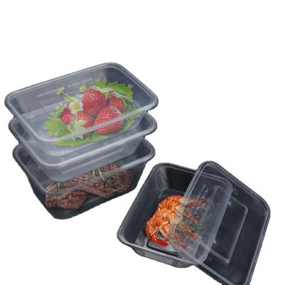 China Microwavable Safe Box Food Container Prep Meal Foodstuff Box Takeaway Food Container for sale