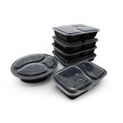 China Minimalist Leak Proof Multi Compartment Food Container Paired Disposable Soup Bowl Food Packing Box Lunch Box for sale