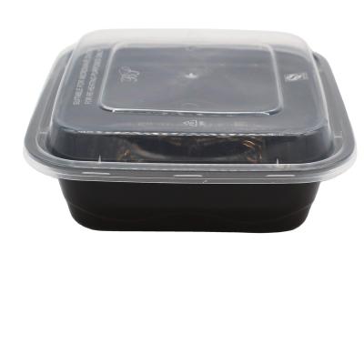 China Microwavable Disposable Microwavable Food Container Takeaway Plastic Lunch Box for sale