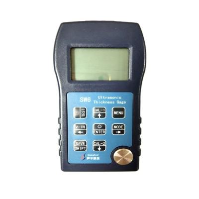 China 509m/s~18699m/s SW6 Ultrasonic Thickness Detector With Upper Limit 15mm*1.0mm for sale