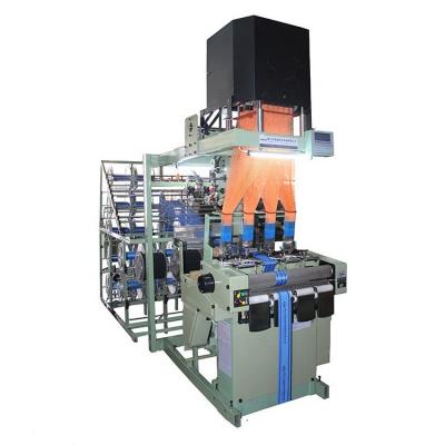 China New GINYI Electronic Automatic Rubber Elastic Belt Webbing Machine Ribbon Logo Jacquard Needle Loom Machine Belt Webbing Weaving Machine for sale