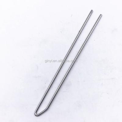 China Machinery repairs workshop round droppers for knitting machine, insert needle, stop needle spare parts loom machinery repair shops INDIA hot product 2019 for sale