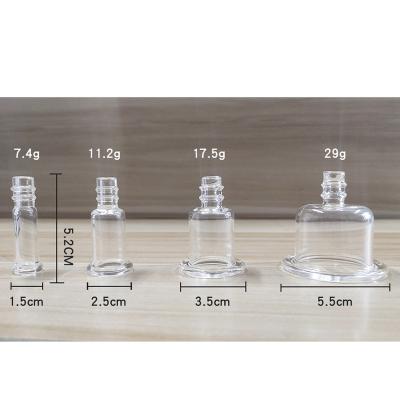 China Face PC Plastic Vacuum Shaping Cups Hijama Cups Shaping Cups Simple Love Shape Love Heart Cup for sale