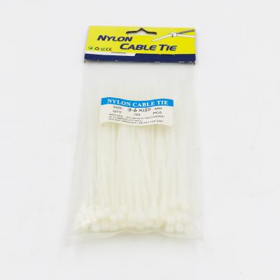 China Bundling Cable 3.6*150mm PVC Cable Tie Sizes for sale