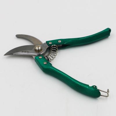 China Carryable Garden Pruning Spring Green China Sharp Garden Shears for sale