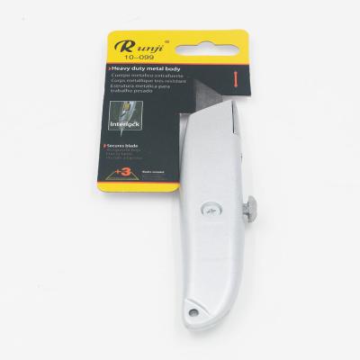 China Multi Functional Box Cutter Safety Screw Release Knife Utility Knife for sale