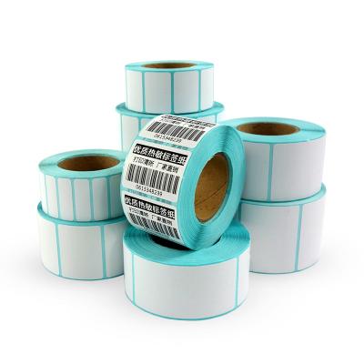 China Heat Sensitive Thermal Label, 20~35mm, Supermarket Scale Printer Price Sticker Labels Direct Thermal Roll for sale