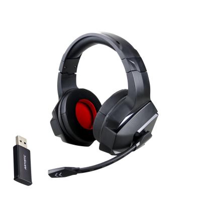 China 2021 New Headband OEM 2.4GHz Wireless Gaming Headset Earphone PS5/PS4 Console PC Nintendo Switch Microphone for sale